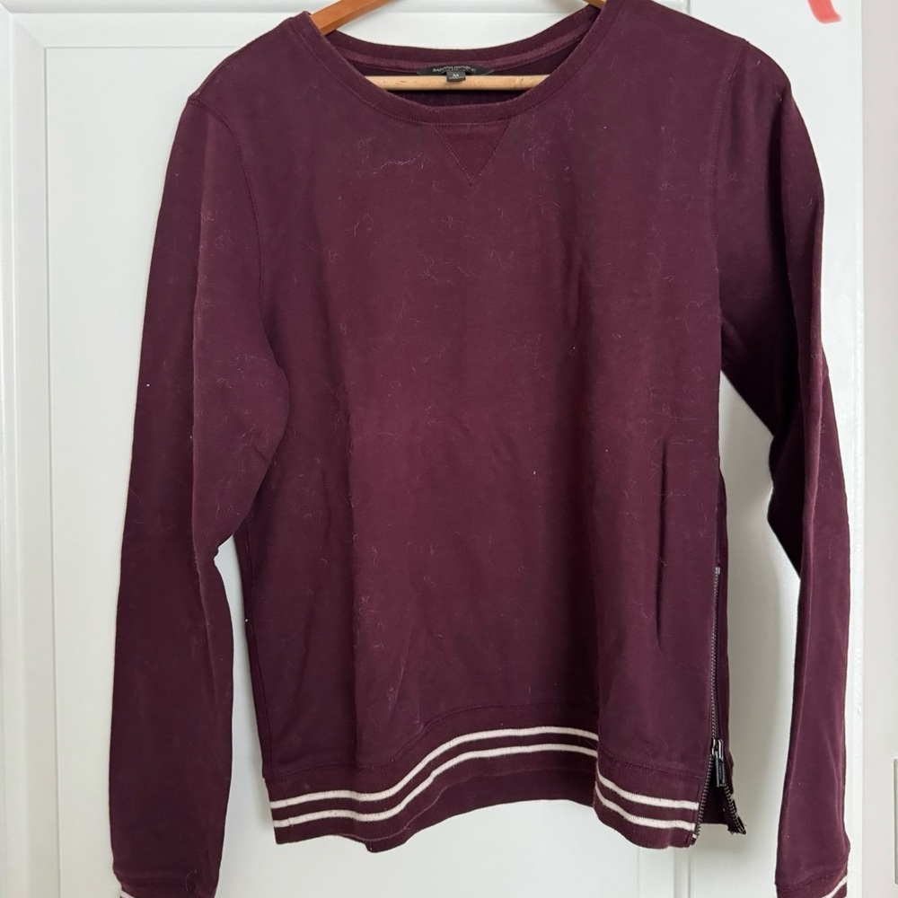 Maroon sweater banana republic